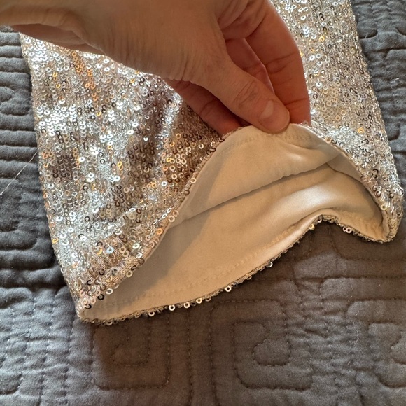 Girls Sparkling Sequin Pants - Picture 3 of 4